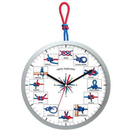 Zegar ścienny dla dzieci żeglarski ATE2013WZ2GRESW