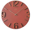 Zegar JVD ścienny DREWNO czerwony 30 cm HC37.2