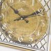 Zegar stojący kominkowy stare złoto retro 125097